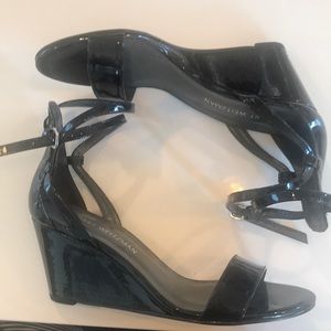 Stuart Weitzman Patent Leather Wedge